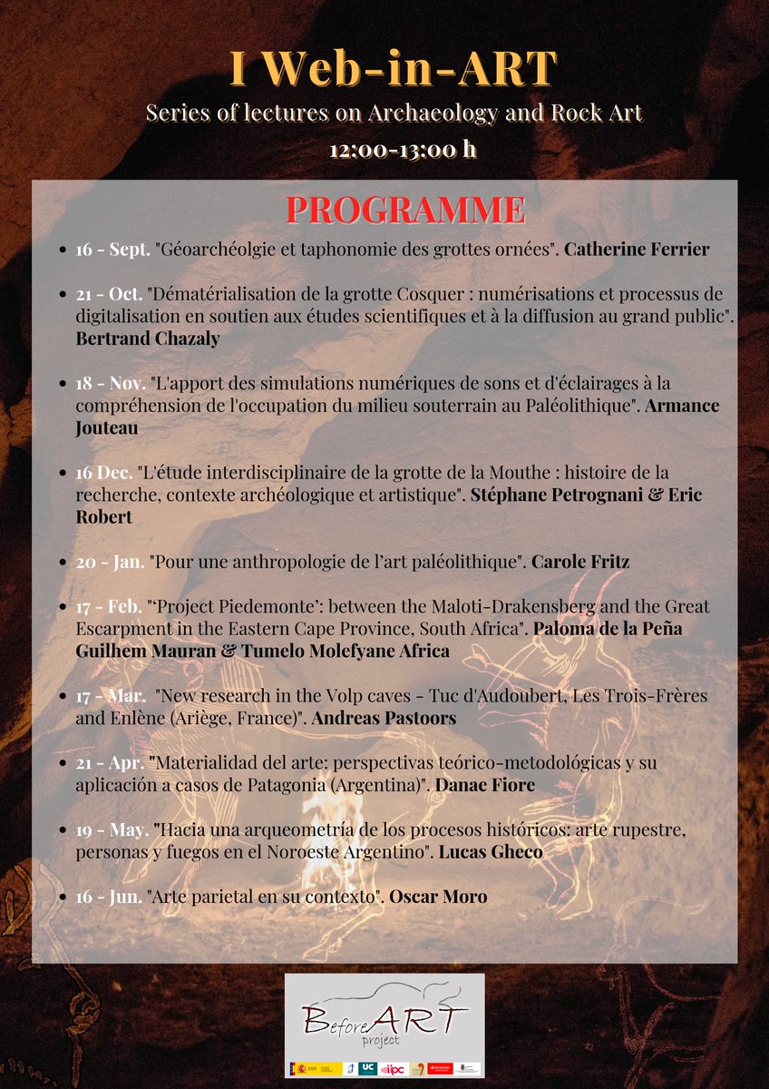 PreGraphity's tweet photo. We inaugurate September with the presentation of the calendar and the lectures of the 🔴I WEB-IN-ART🔴 within the Before-Art project.
Take note and don't forget to register! https://t.co/ERZwDWiBkx