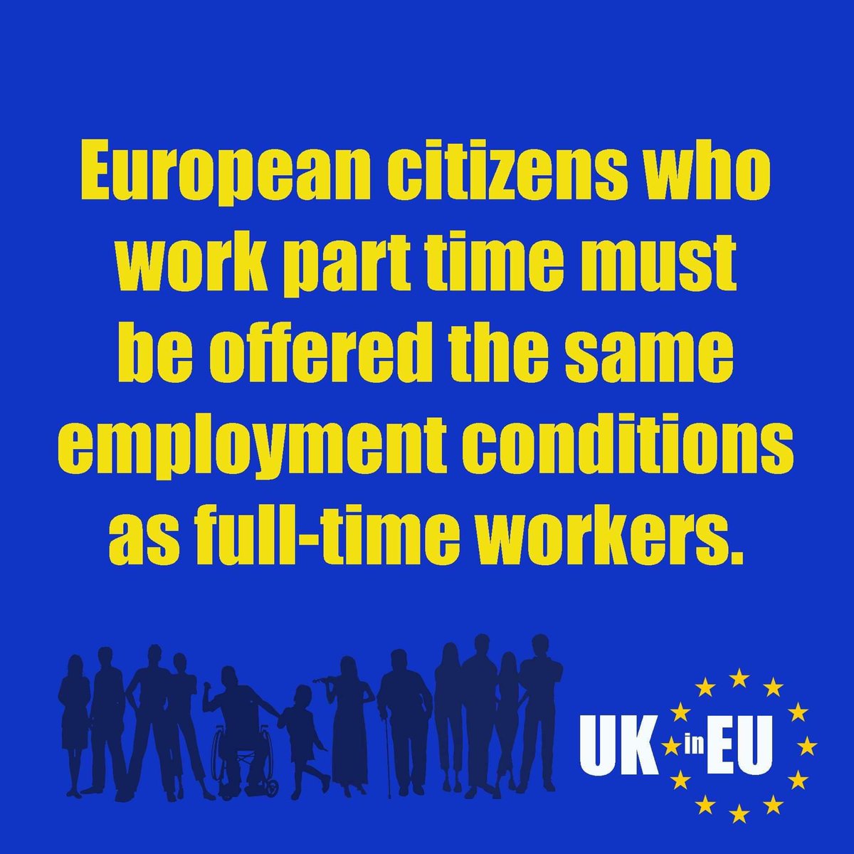 ReJoinTheEU2's tweet photo. Most part-time employees are women, so this is extremely important for equal opportunities and eliminating sex discrimination.
#Brexit #BetterOffIn https://t.co/vgZYaVjtQ4