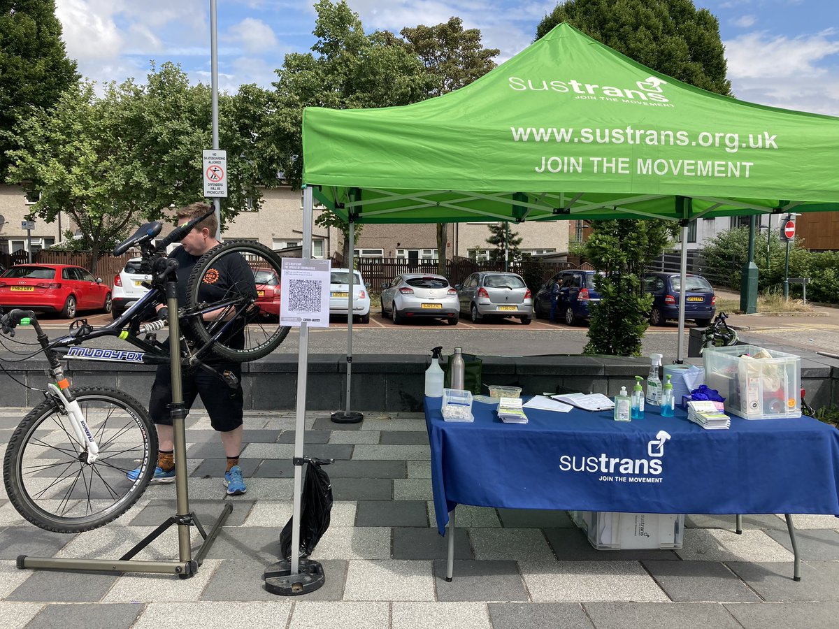 SustransEMids's tweet photo. Miss us in the Meadows yesterday? Come find us at the St Annβs Chase this afternoon for free bike checks and travel support for jobseekers.We are at the Bulwell Riverside next Tuesday too! #sustransaccess @RenewalTrust @my_stanns @JCPInNotts @nottmjobs @MyBulwell @RebalanceNn https://t.co/icnSjESLlr
