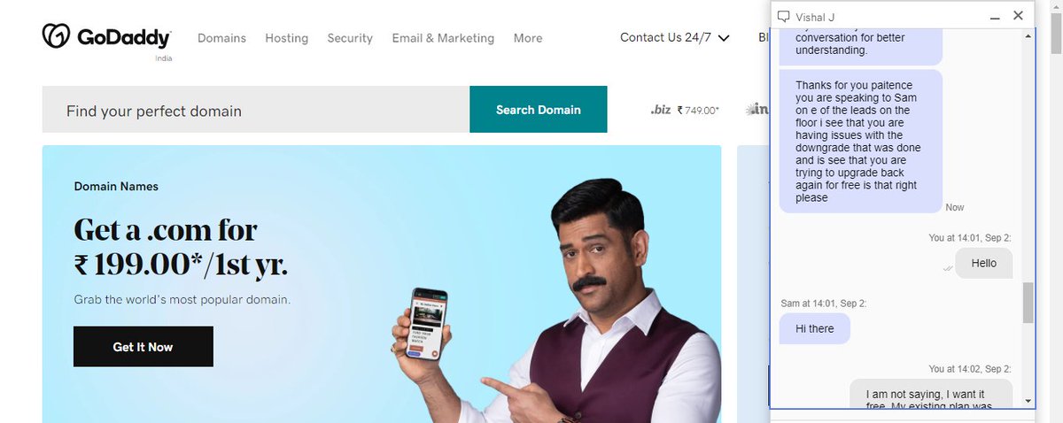 Shanta400's tweet photo. This is your so called staff works. Now tell me, when someone upgrade or downgrade, did you show any terms &amp; condition. It seem, I am not getting my existing plan for which I already paid. Just an insane company. https://t.co/KTyJahSKLj