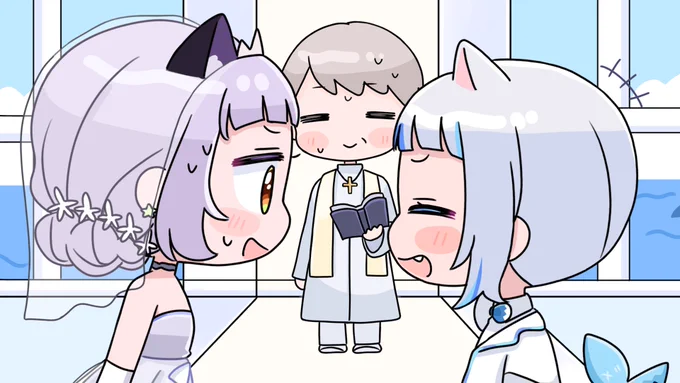 ぐらちゃんと結婚したシオンちゃん

#シオンの書物 #gawrt 