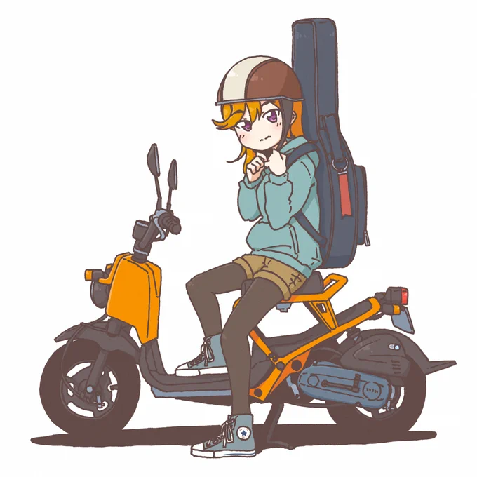 しぶかの #ラブライブ! #ラブライブ!スーパースター!! #澁谷かのん #HONDA #ZOOMER #原付 https://t.co/T5C63IlLYX 