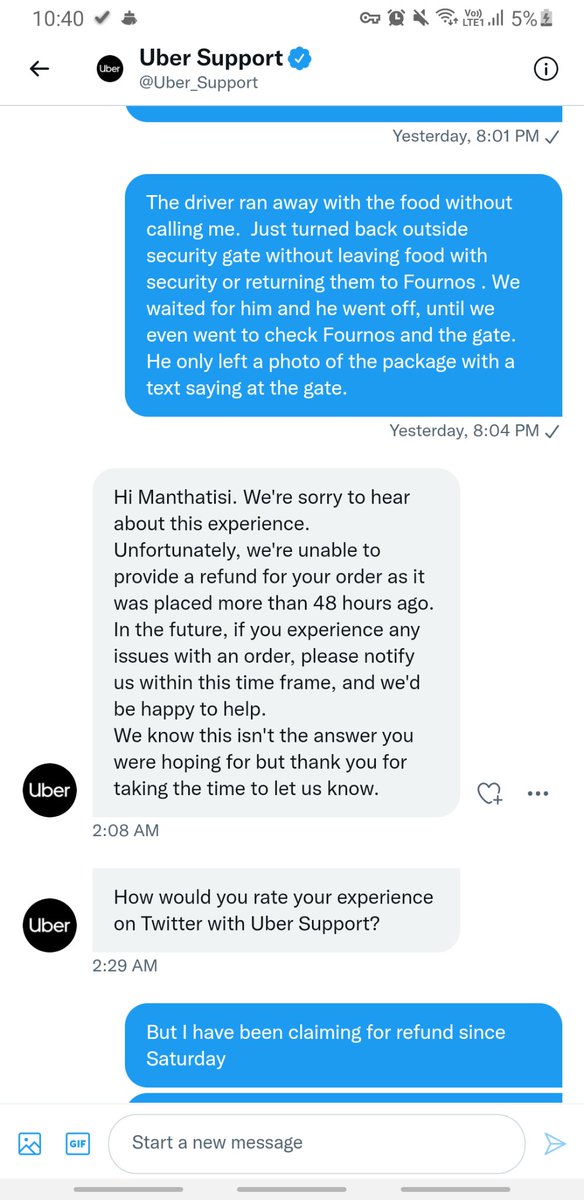 mmachepha's tweet photo. @Uber_Support https://t.co/2v3vCSCsZF