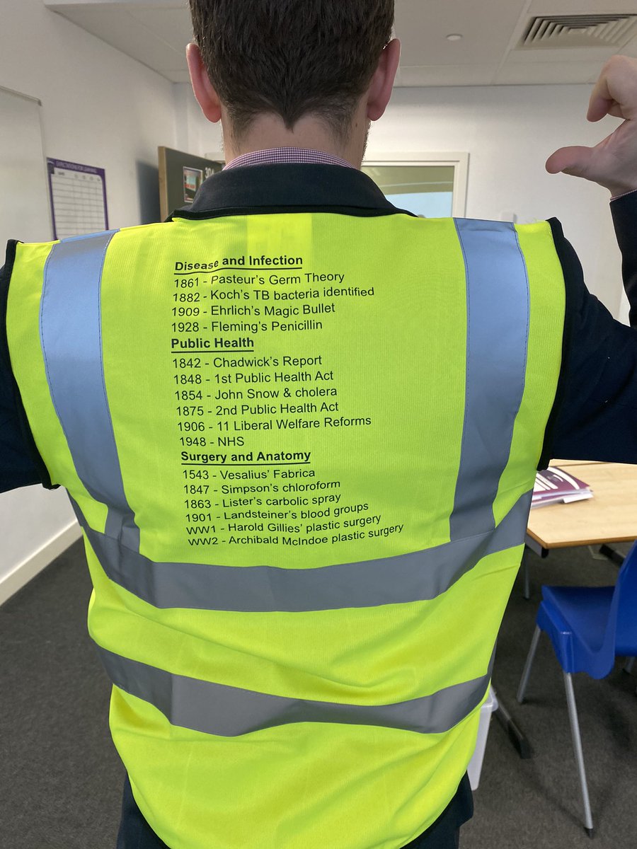 KirkBalkHistory's tweet photo. Keep an eye out for our new hi vis vests! Need to know dates. #makinghistory https://t.co/6NE2cKz9nP