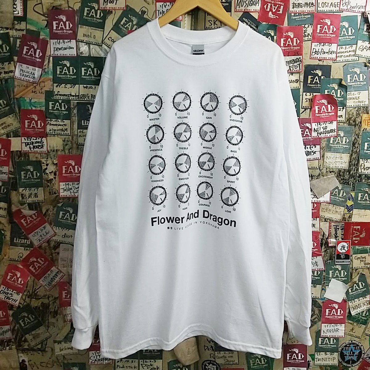 fad_yokohama's tweet photo. 【F.A.Dグッズ販売中！】

FADLT-003(ホワイト)
F.A.D YOKOHAMA フルテン ロングTシャツ

https://t.co/Y74kwaE0Yi @grungyprint #storesjp 
#grungyprint #横浜 #ライブハウス #fadyokohama https://t.co/rU4glAtyjW