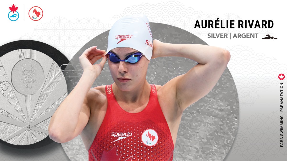 Aurélie Rivard remporte la médaille d'argent 100 m sur le dos 