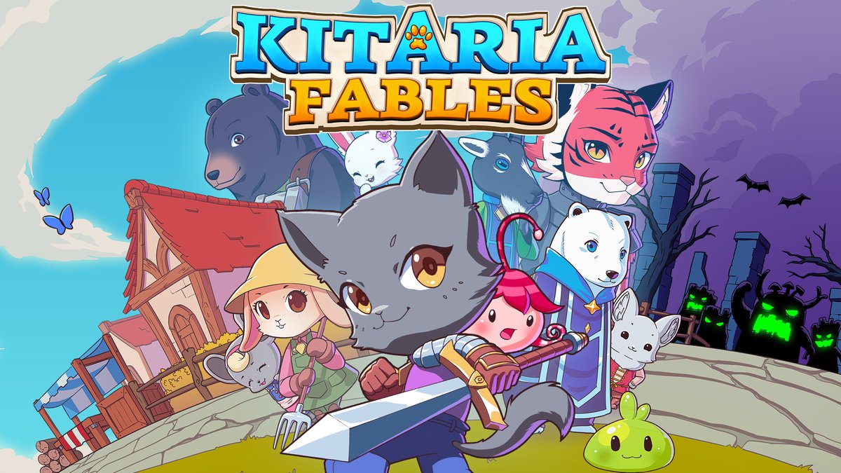 NintendoWelten's tweet photo. Kitaria Fables: Knuffiges RPG-Action Adventure erscheint heute für die Switch #KitariaFables #NintendoSwitch #Nintendo #GermanMediaRT - https://t.co/lsd9CXXylo https://t.co/EgbchYLNZL