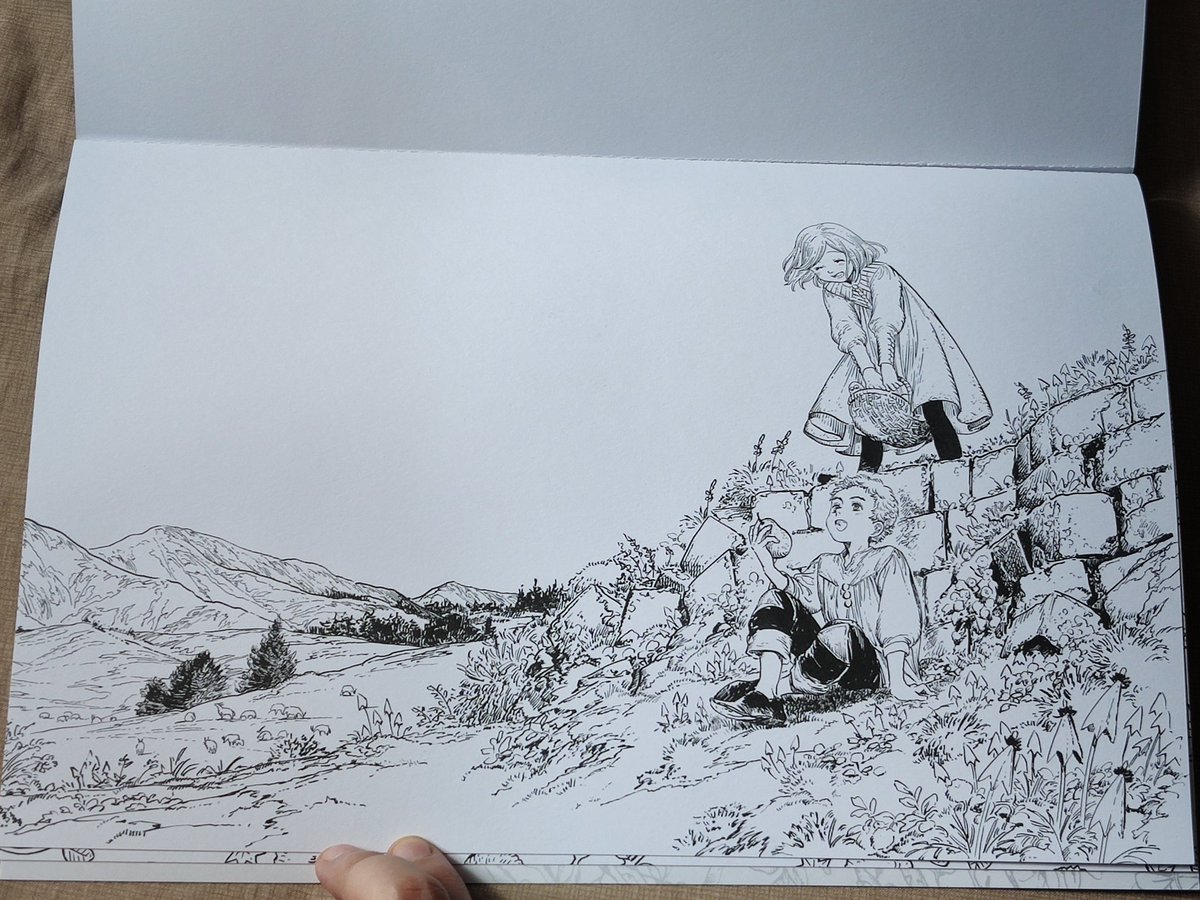 Me acaba de llegar el colorbook de atelier de @mwediciones
En un formato A4 y la impresion de alta calidad, hay toquelado para que se pueda arrancar la hoja perfectamente y el gramaje es algo.
Lo malo es que para algunas con un amplio fondo la aguada de acuarela no seria viable