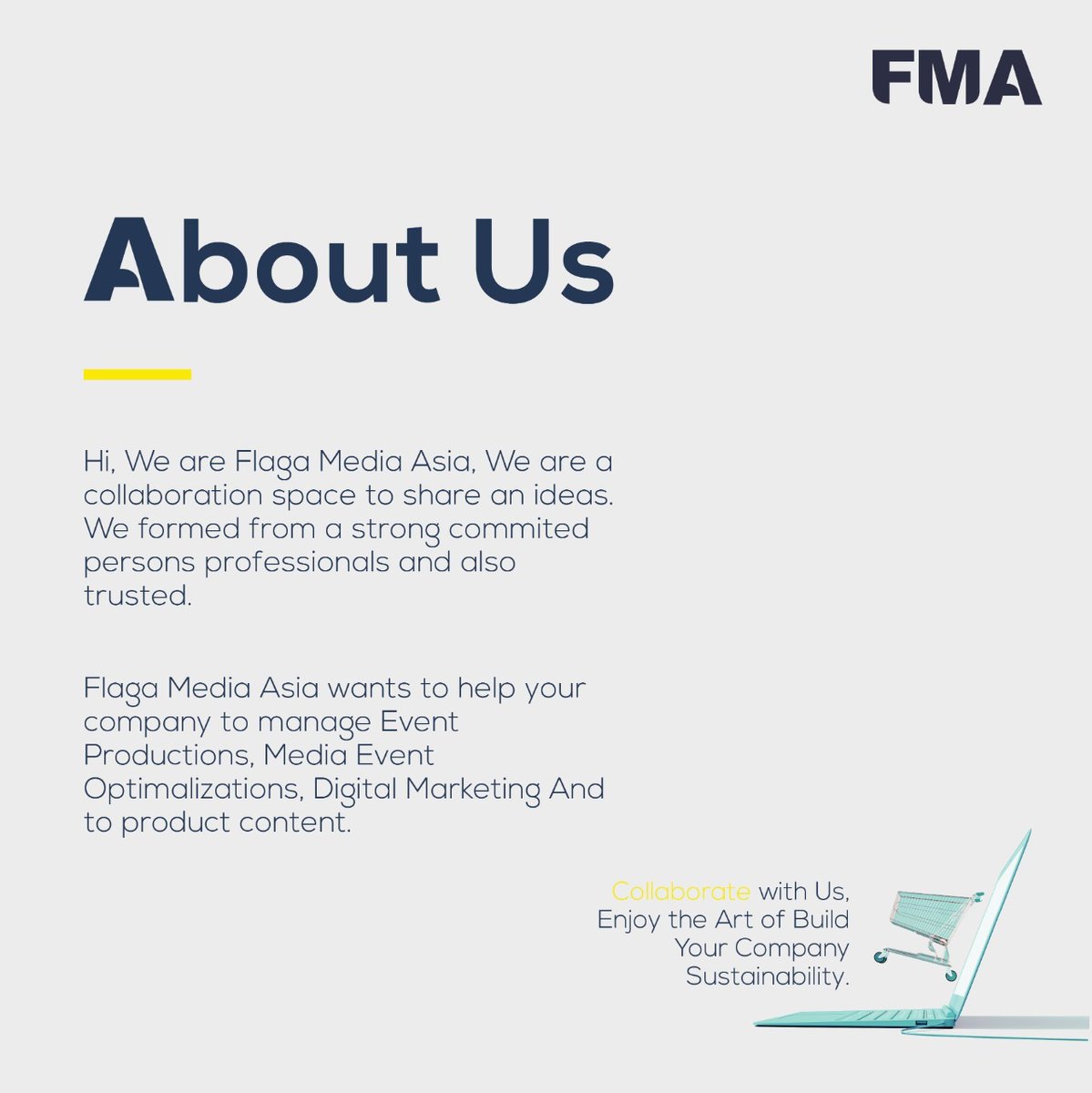 FlagaMedia's tweet photo. Hello, We're Flaga Media Asia your new space to Collaborate,and to enjoy the art of build company sustainability.
wanna know more about us? 
click here : https://t.co/JEXwbTssO7
#Flagamediaasia #FMA #Flaga
#digitalmarketing #eventorganizer #creativelab #eventmanagement https://t.co/OA8jAxb8IC