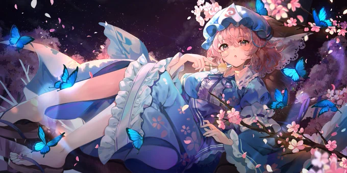 幽雅に咲かせ、墨染の桜
#東方ロワ中国サーバー応援 