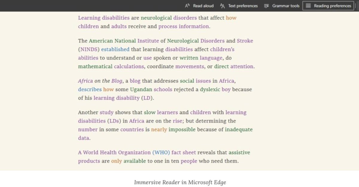emilie_ost's tweet photo. Assistive technology (AT) such as the immersive reader empowers dyslexics to overcome their challenges at school and in the workplace 🙌
More info: https://t.co/2kpIjjnpvq
#SLT and #SLT2be, which AT would you recommend the most? 🧐
#SLTchat #Dyslexia https://t.co/Ce1btE25lU