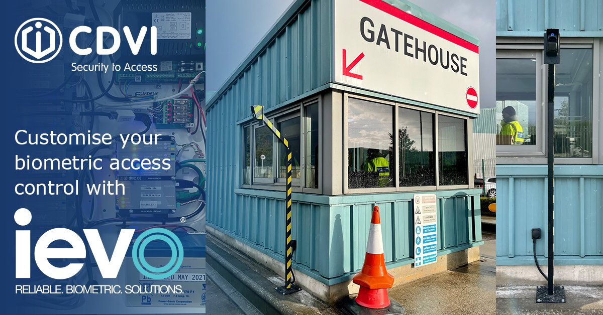 ievo's fully customisable #biometric reader! | Offering designed custom options from ievo lets users incorporate a host of options alongside the standard ultimate &amp; micro fingerprint readers including card reader integration &amp; PoE and more...#cdvi #ievo #accesscontrol #security