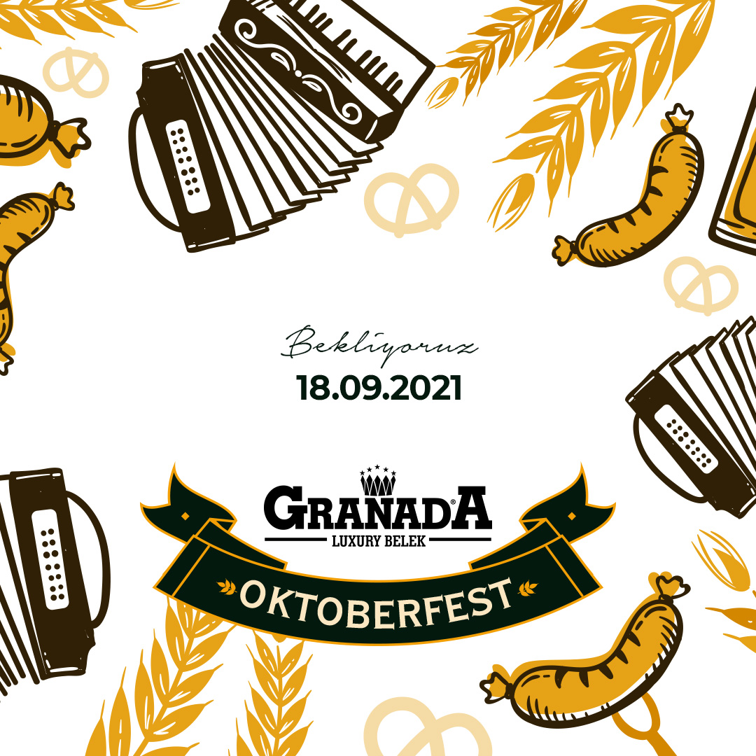 ⚡Gün boyu sürecek eğlence, barbekü partisi, oyunlar ve daha fazlası için 18 Eylül tarihinde Granada Luxury Belek'e davetlisiniz 👑

⚡On the 18 th of October, for all day along enjoyment, barbecue party, games and more. You are kindly invited to Granada Luxury Belek Hotel 👑