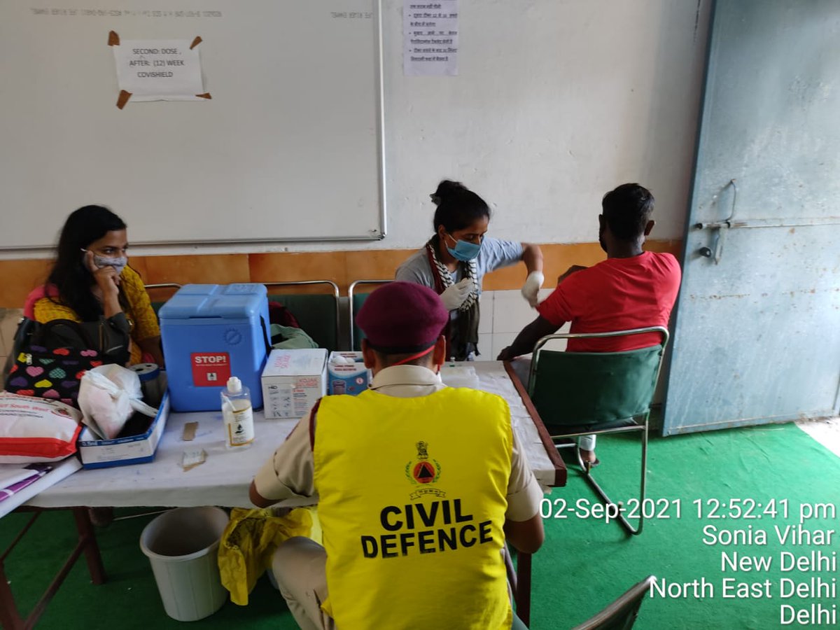 <a href="/NidanIndia/">Nidan India</a>  <a href="/ndtv/">NDTV</a> 
DELHI’S ‘COVID VACCINATION FOR STREET VENDORS’ drive was flagged off on Monday, under the joint initiative of the Nasvi India  and <a href="/AIFoundation/">American India Foundation</a> .
FIRST Vaccination Camp was organised today at Sriram Colony, East Delhi.