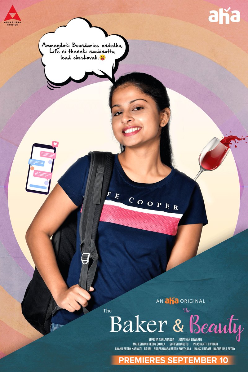 123telugu (@123telugu) on Twitter photo Meet <a href="/sai_swetha1/">Sai Swetha</a> as 'Meera' in #TheBakerAndTheBeauty.
Premieres September 10 on <a href="/ahavideoIN/">ahavideoin</a>
<a href="/Annapurnastdios/">Annapurna Studios</a> @santoshshobhan <a href="/tinashilparaj/">Tina Shilparaj</a> <a href="/vishnupriyabimi/">Daily Telugu - Just Think 🤔</a> @Drksi13 Meet <a href="/sai_swetha1/">Sai Swetha</a> as 'Meera' in #TheBakerAndTheBeauty.
Premieres September 10 on <a href="/ahavideoIN/">ahavideoin</a>
<a href="/Annapurnastdios/">Annapurna Studios</a> @santoshshobhan <a href="/tinashilparaj/">Tina Shilparaj</a> <a href="/vishnupriyabimi/">Daily Telugu - Just Think 🤔</a> @Drksi13