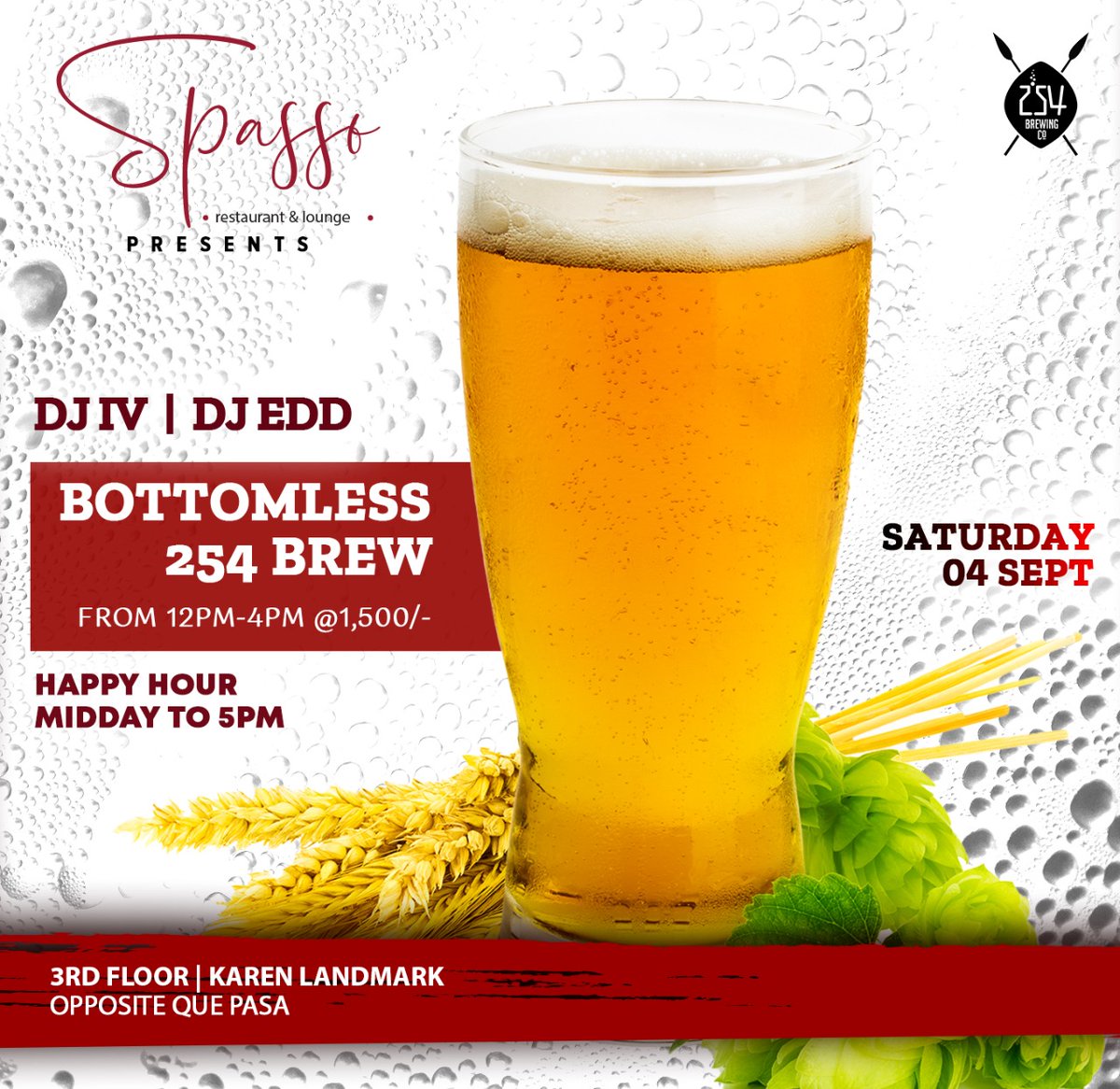 Palloti76's tweet image. This Saturday is bring your person day!!! Your girl(s), your boy(s) or just all of them. Grab some lunch and some Cocktails during Happy hour from 12-5 PM plus bottomless beer from noon to 4pm. See you there.

RT mad. Iko Bash Sato! Cc @mianomuchiri @mbaranis #BottomlessFun