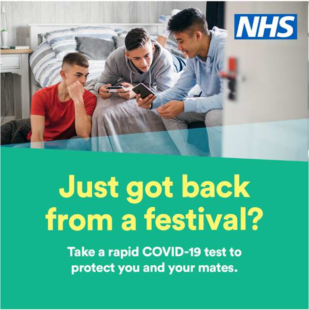 Creamfields's tweet image. If you attended a festival last weekend, taking a lateral flow test when you get home, and continuing to test twice a week, will help identify cases early and stop onward transmission.
halton.gov.uk/SMART
#LetsGetTested #StrongKindSafe