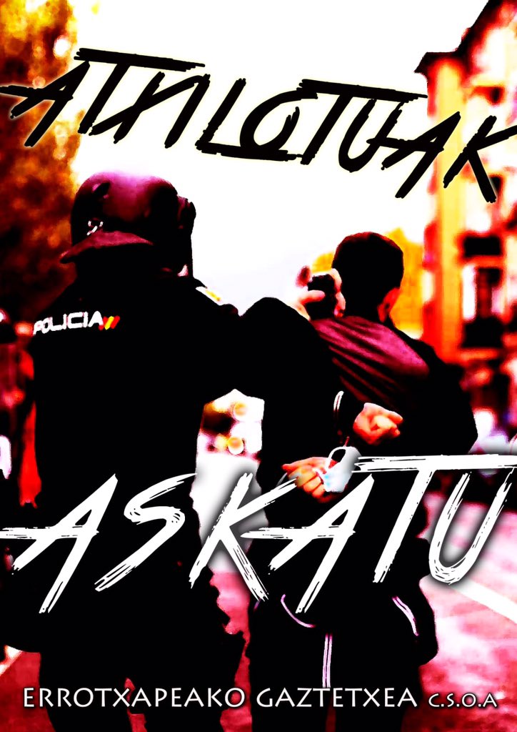 ErrotxaGTX's tweet photo. Deialdia egiten dugu jende guztia txintxillara igotzeko atxilotuei elkartasuna adierazteko https://t.co/Kuk2DnL3QI
