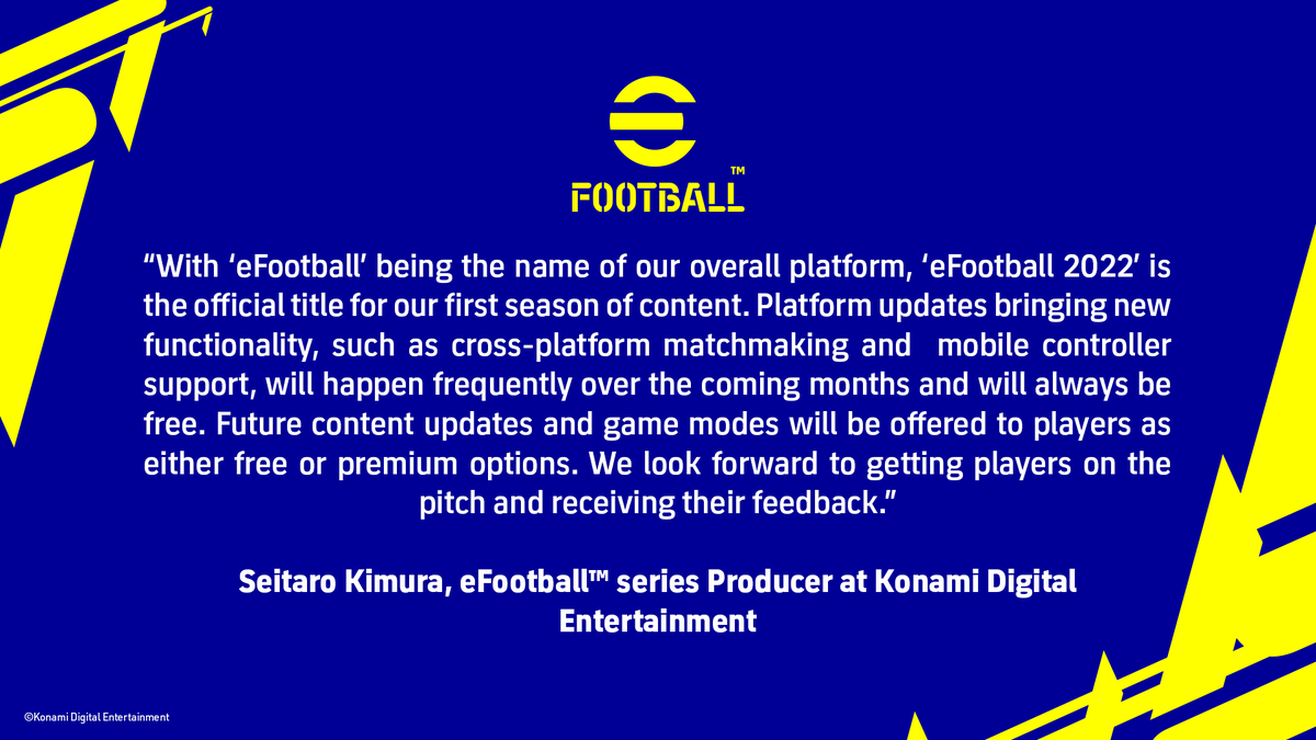 eFootball tweet media