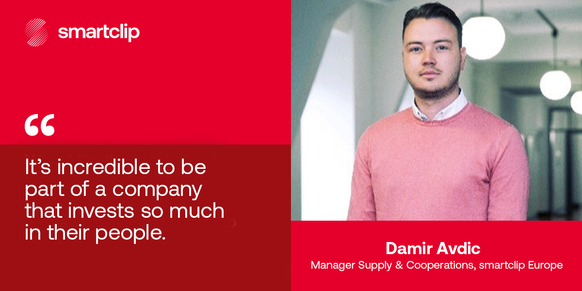 smartclipEurope's tweet photo. What do our colleagues like about working at smartclip?
“It’s incredible to be part of a company that invests so much in their people. My work is interesting and challenging, and I get to do it with phenomenal people.”
#smartvoices #lifeatsmartclip #companyculture https://t.co/UbOHRQxUts