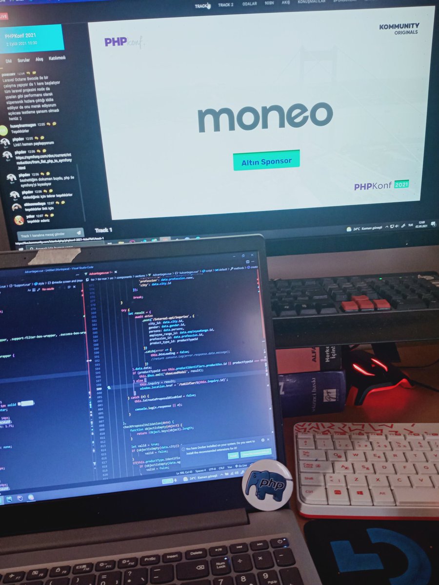 Miihalidis's tweet photo. Alandayız 🥳 #phpkonf2021 @KommunityTR https://t.co/wUx5XlwqlM