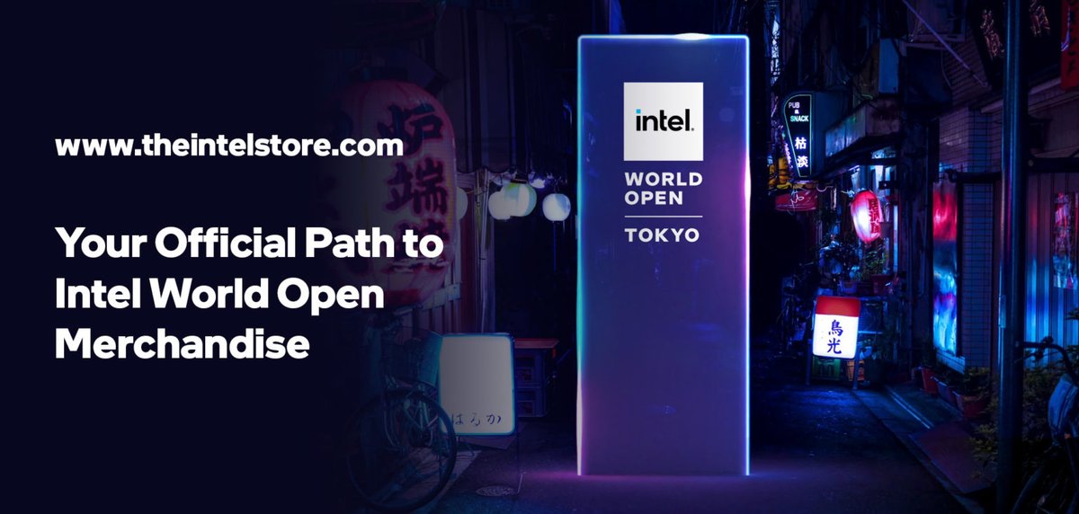 ESLSF's tweet image. To celebrate the success of the Intel World Open Tokyo, the exclusive tournament merch is 15% off! 🏆theintelstore.com/IN30/Intel/Col…

Visit the store and take a piece of the #IntelWorldOpen home 🎉