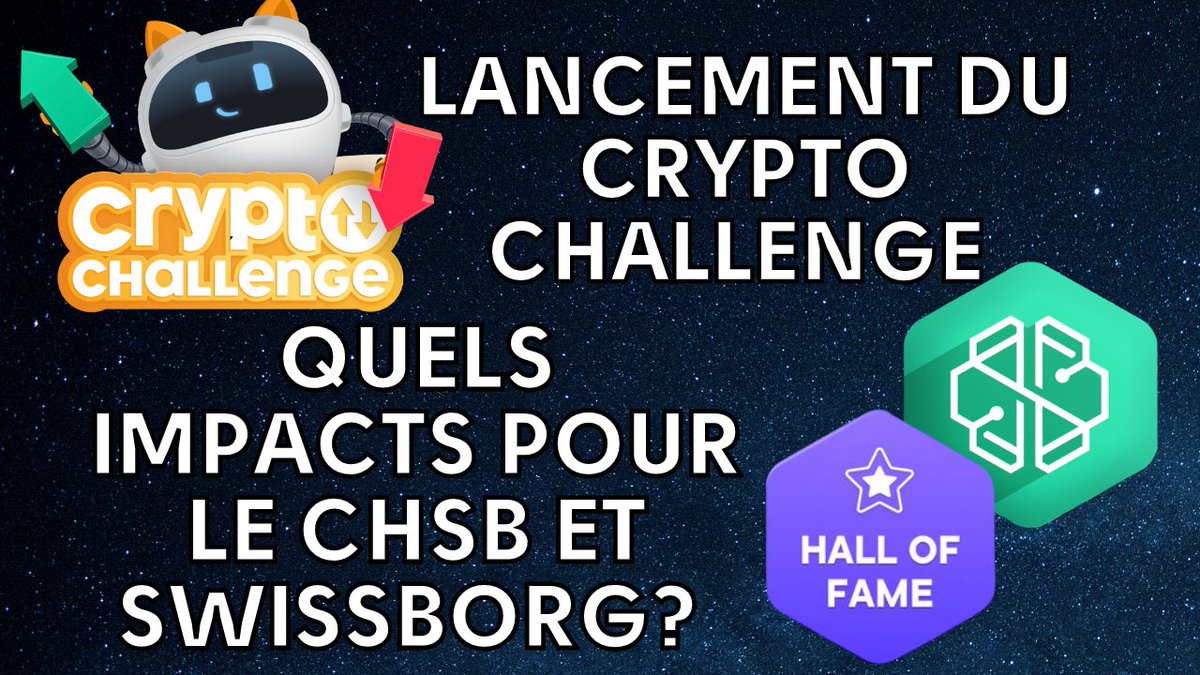SwissBorgMania's tweet photo. A midi on parle des impacts sur le #CHSB ✅ et l’écosystème de #SwissBorg 💚 de la distribution des récompenses en #BTC, $CHSB ✅ et #HallOfFame suite au lancement de la #CChallengeSBorg 😸

🎥 https://t.co/QC7VDtRkCe https://t.co/6r8EhCBO89