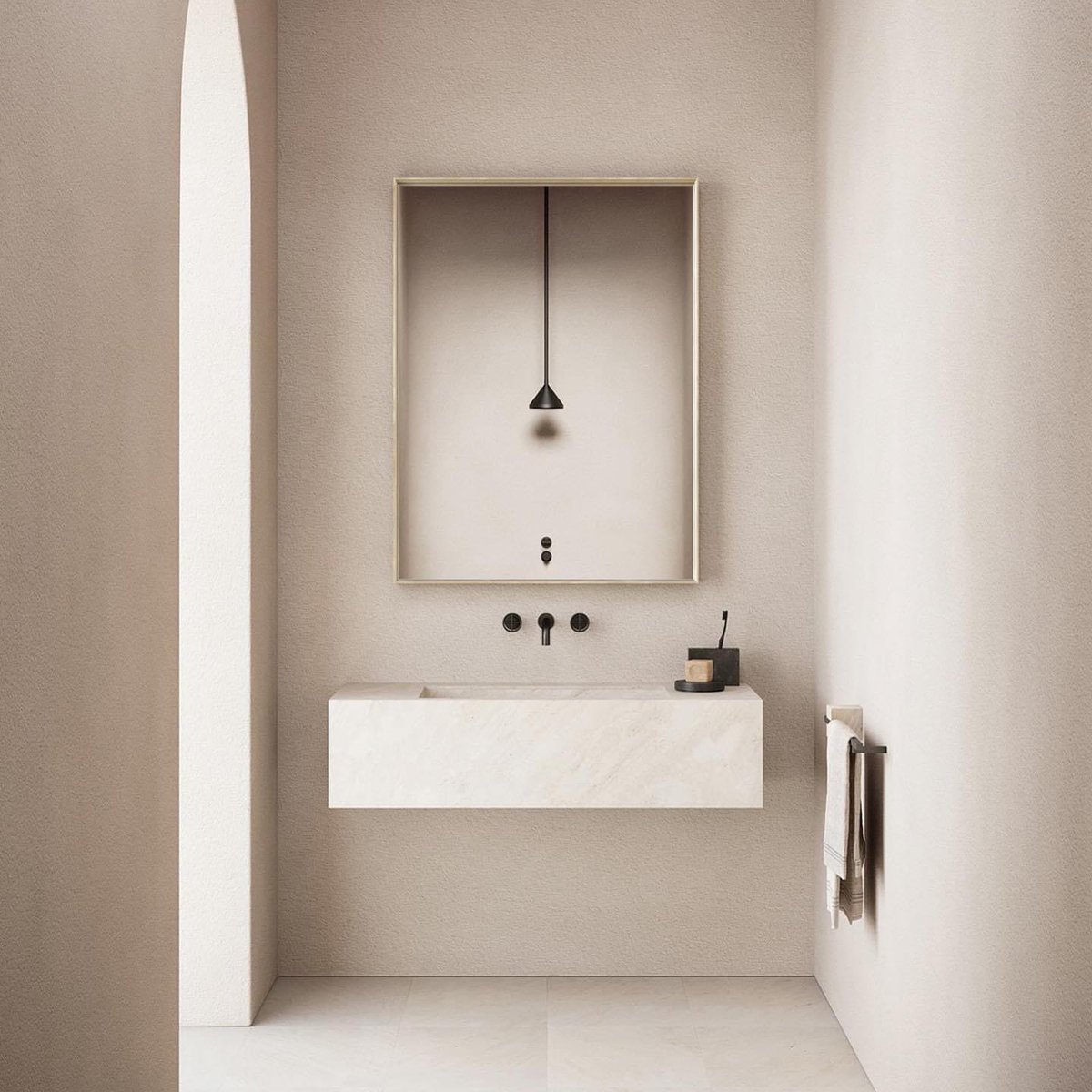 Progettivlnc's tweet photo. El espejo QUADRO es el accesorio perfecto para agregar el factor x y la dimensión extra a su baño. 
Su marco de latón pulido rodea un vidrio ecológico que está compuesto en un 30% por vidrio reciclado, lo que lo convierte en una combinación ideal de lujo y sostenibilidad. https://t.co/wZuRSgnrlW