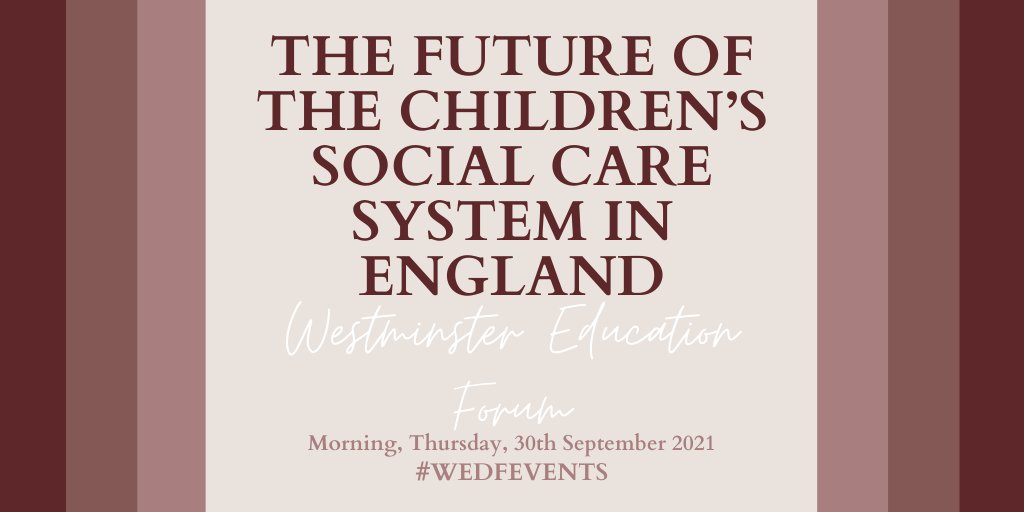Westminster Forum Projects (@wfpevents) on Twitter photo Join us on the 30th September to discuss the children’s social care system! Speakers include <a href="/joporter36/">Jo P</a> <a href="/Catch22/">Catch22</a> <a href="/4PBFamilyLaw/">4PB</a> @MBrazierHMI <a href="/DrCarolHomden/">Dr Carol Homden</a> <a href="/FrontlineSW/">Frontline | children's charity</a> <a href="/barnardos/">Barnardo’s</a> <a href="/Junethobu/">June Thoburn</a> @ICHAOrg <a href="/joeAlane/">Joe Lane</a> <a href="/sue_butcher10/">Sue Butcher</a> <a href="/CarysPhillips3/">Carys Phillips</a>! More info: bit.ly/3h5u38m Join us on the 30th September to discuss the children’s social care system! Speakers include <a href="/joporter36/">Jo P</a> <a href="/Catch22/">Catch22</a> <a href="/4PBFamilyLaw/">4PB</a> @MBrazierHMI <a href="/DrCarolHomden/">Dr Carol Homden</a> <a href="/FrontlineSW/">Frontline | children's charity</a> <a href="/barnardos/">Barnardo’s</a> <a href="/Junethobu/">June Thoburn</a> @ICHAOrg <a href="/joeAlane/">Joe Lane</a> <a href="/sue_butcher10/">Sue Butcher</a> <a href="/CarysPhillips3/">Carys Phillips</a>! More info: bit.ly/3h5u38m