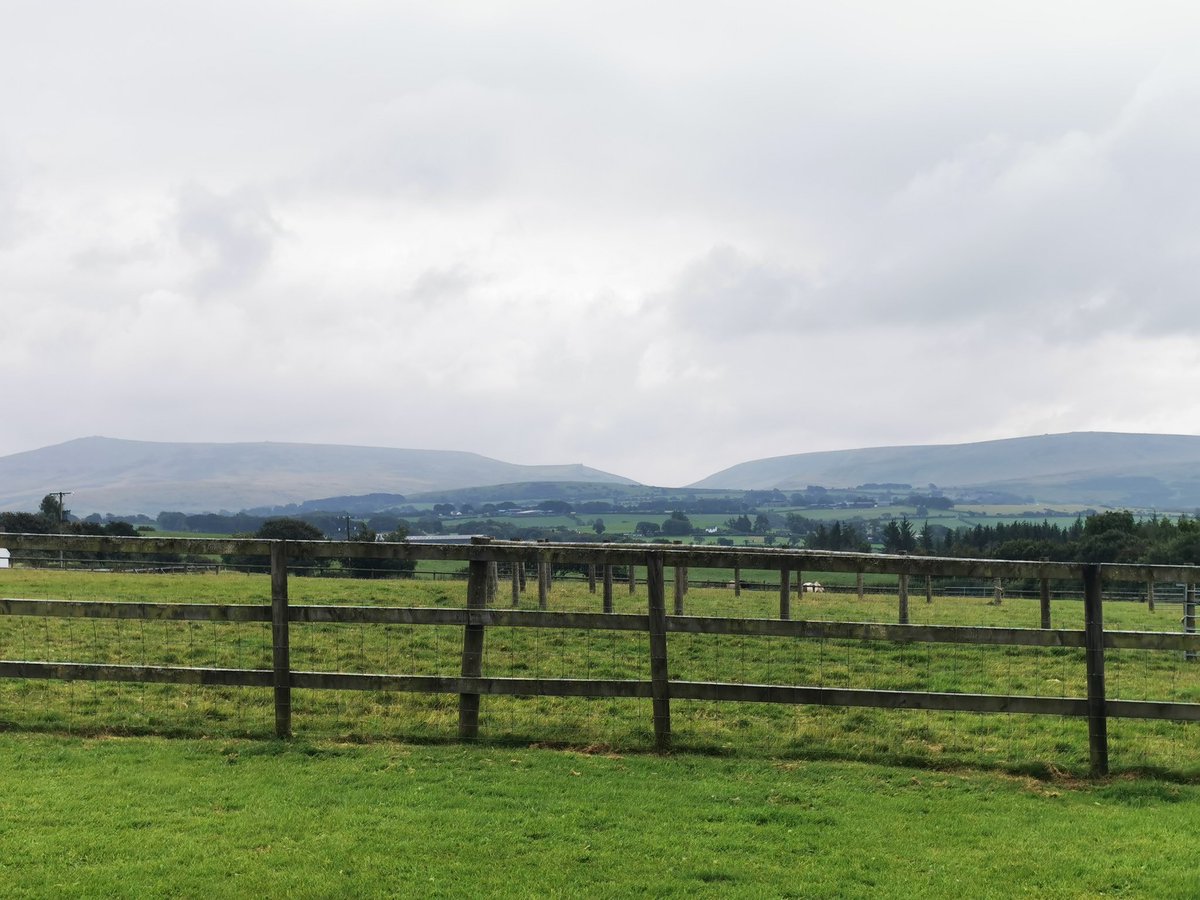 Apart from the grey clouds the view from the van is stunning 🏞️🌄