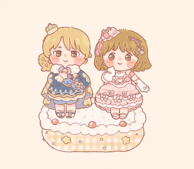 もりくぼ王子とかな子姫オルゴールのお人形さんみたいなメルヘンさがあって可愛い 