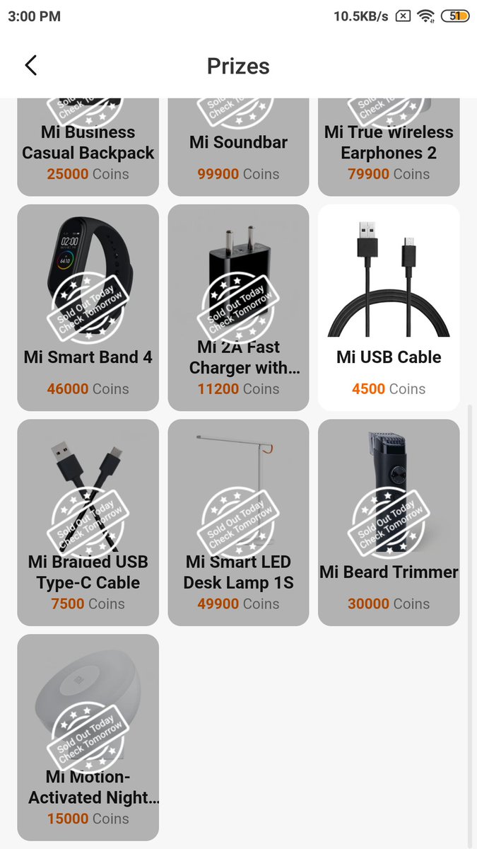 Subhash9dhn's tweet photo. @Xiaomi @XiaomiIndia yes I am facing the same issue the are just fooling people, see at the below two screenshots at 3 pm the product showing out of stock and Redeem buttom is un highlighted. https://t.co/f8edtkUwbk
