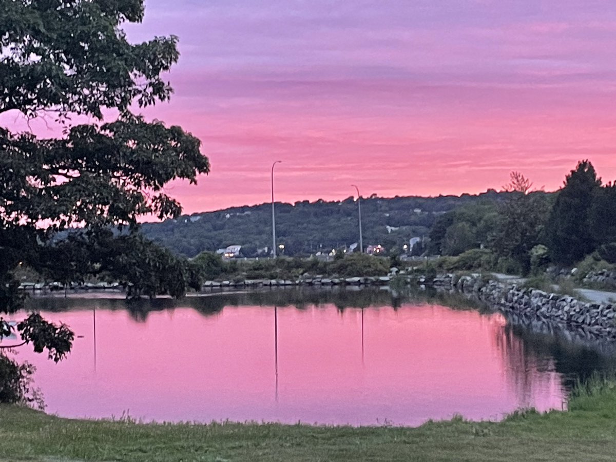 Red sky in the morning…