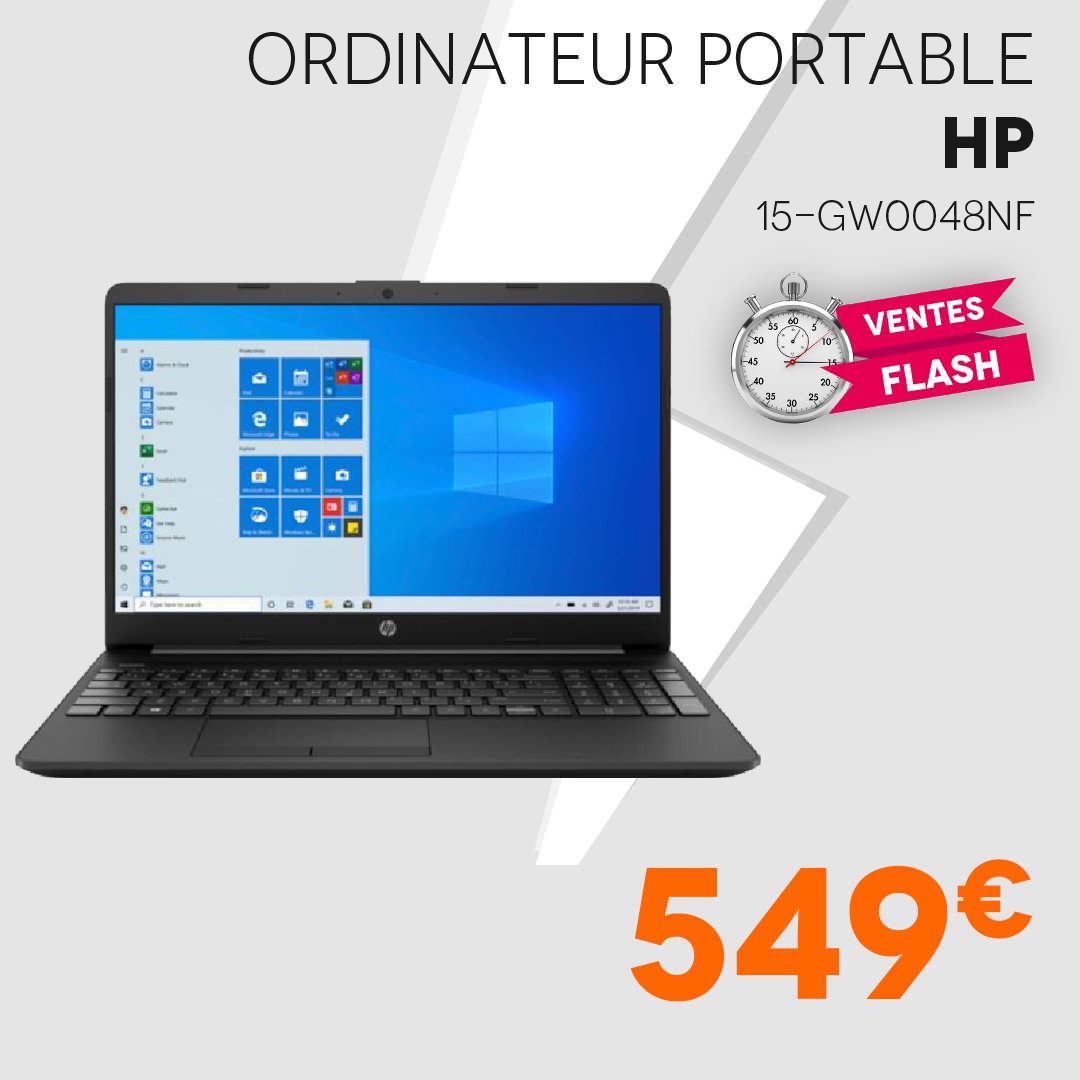villa_tech's tweet image. Profitez des ventes flash sur Villatech.fr ⚡️
➡️ Ordinateur portable HP 549€

#ventesflash #opération #Villatech #ecommerce #siteinternet #online