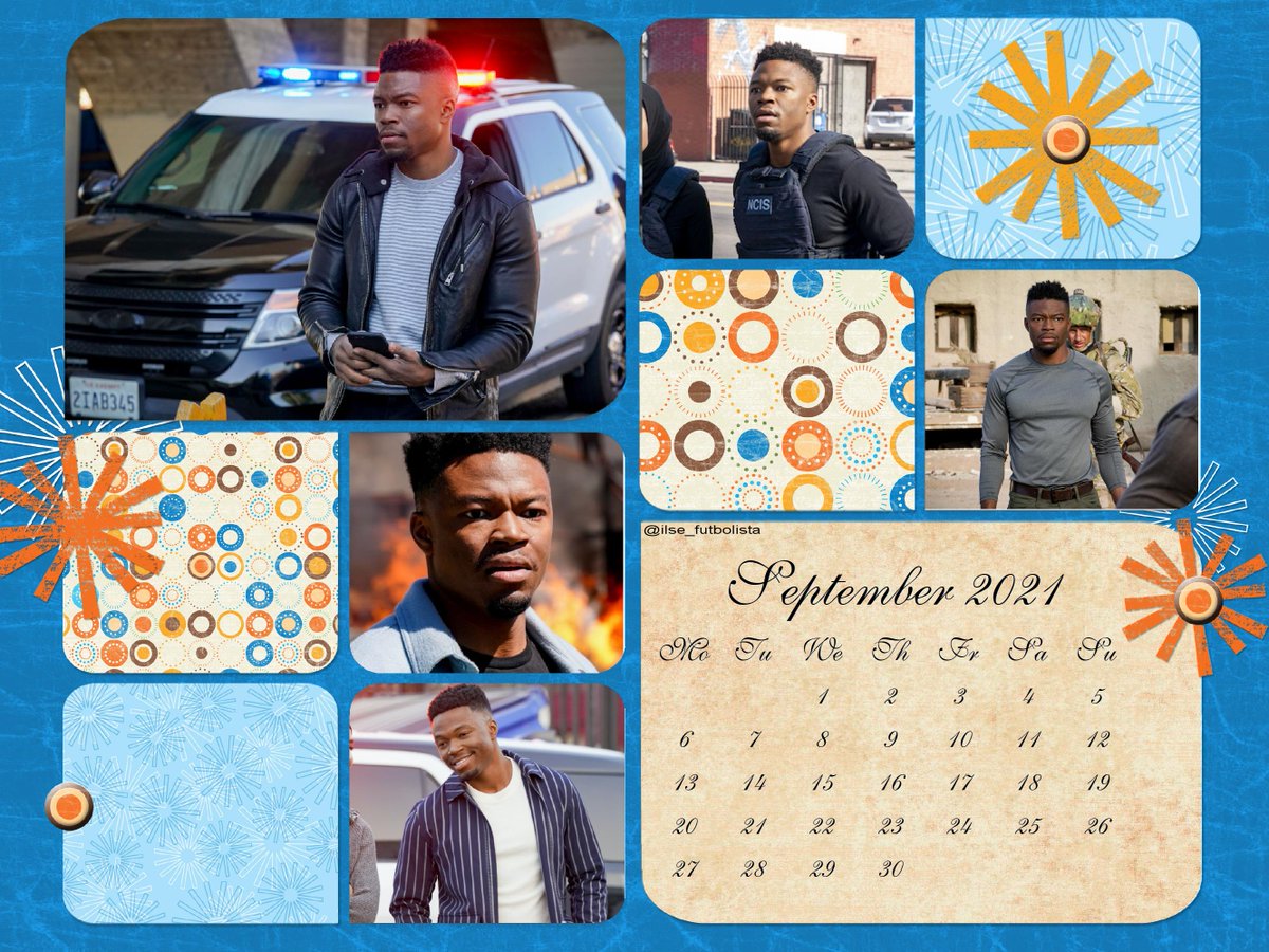 Ilse_Futbolista's tweet photo. #NCISLA September calendar #DevinRoundtree @CalebCastille https://t.co/1GostNBNb6