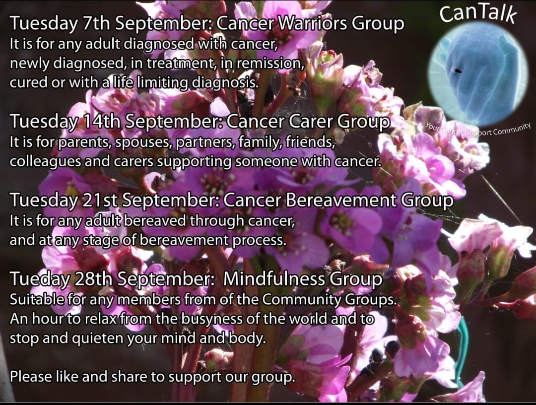 cantalk15's tweet photo. All the details of our September online group meeting service is here. 

Each Tuesday evening at 7.30 pm via zoom. Free of charge.

For more information call or text 0892390863 or https://t.co/vDiai5HOuP. https://t.co/NMHmi5kdJe
