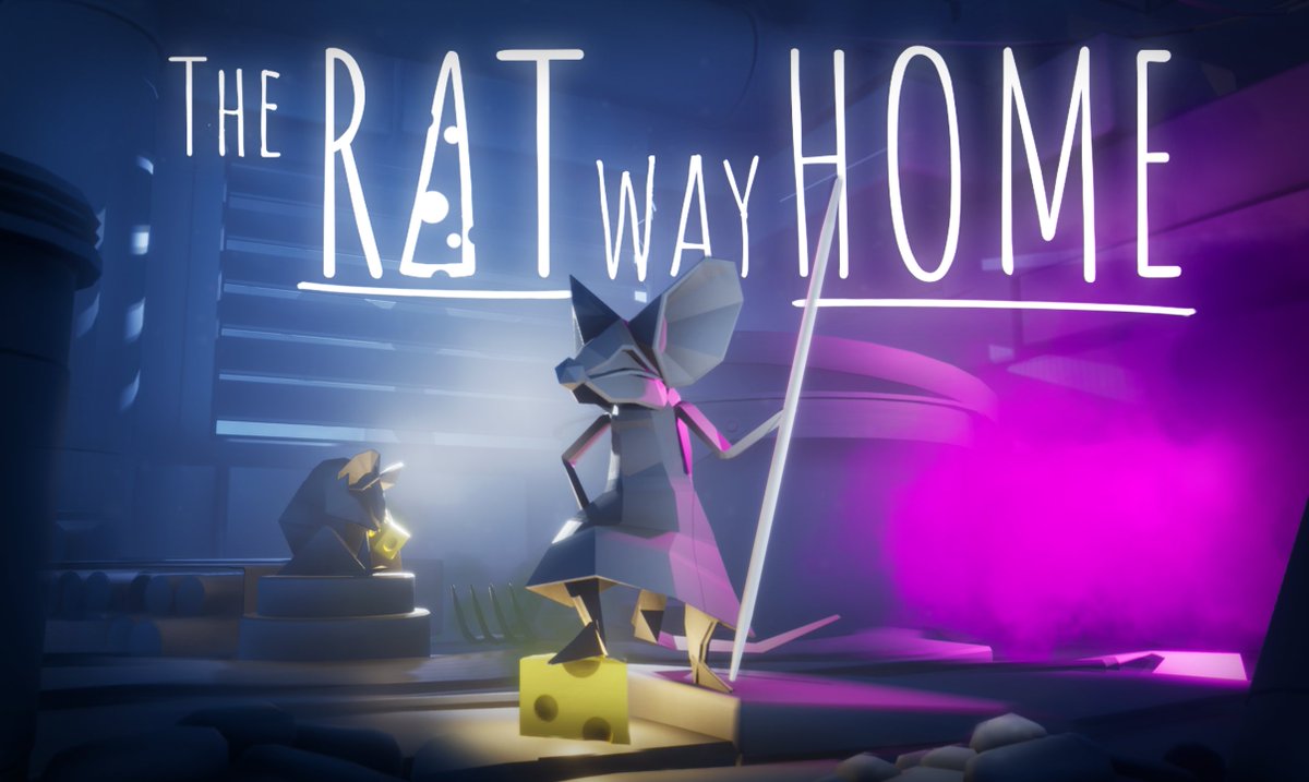 This is "The Rat Way Home"! 

noeliaskabar.itch.io/the-rat-way-ho…

We've been participating in this #UnrealJam together with <a href="/NoeliaSkabar/">NoeSkabar</a> and <a href="/daniel_demidov/">Daniel Demidov</a> for the last 7 days, not sleeping at all between this and our day jobs 🥱🐀🧀🧀🧀

Incredible talent in this competition!! 🎮🏆
