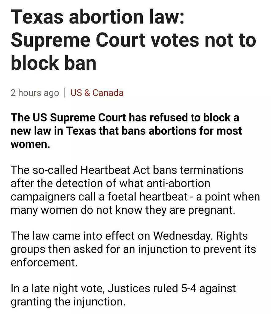 I woke up to this shocking news today. Will I wake up reading the US is following The Handmaiden's Tale tomorrow? 😳 #equalityforall #feminism #mybodymychoice #abortionrights #patriarchysucks #civilizationmyass instagr.am/p/CTUECmUrMDR/