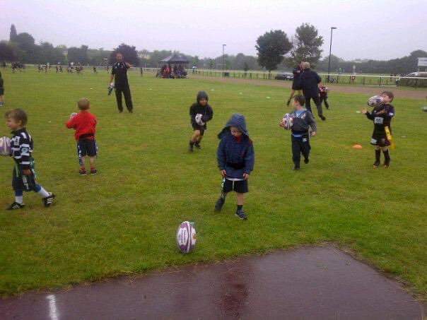 Ebenezer68's tweet photo. How it started…
A freezing cold & wet Sunday morning in 2012, streaming with cold, didn’t take well to having his tags taken, kept asking when we were going home…😰
…then spent all week asking when he could play rugby again. Now just starting his 10th season with #MaidsRFC🏉😬 https://t.co/ZFUbBLJIbs