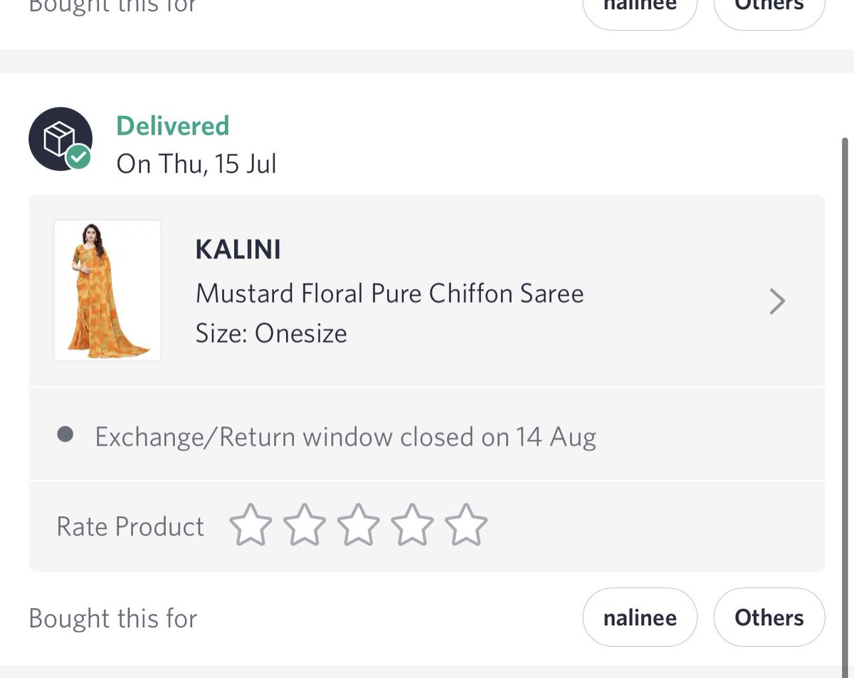 Nalinee304's tweet photo. @myntra I have not received the items as well as refund keep calling and mailing but no response till day kindly initiate my refund asap in my card .. https://t.co/y3Y4bhKYcN