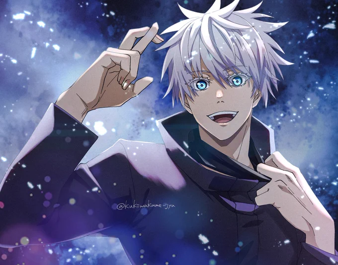 五条悟/無量空処🤞
 #呪術廻戦ファンアート 