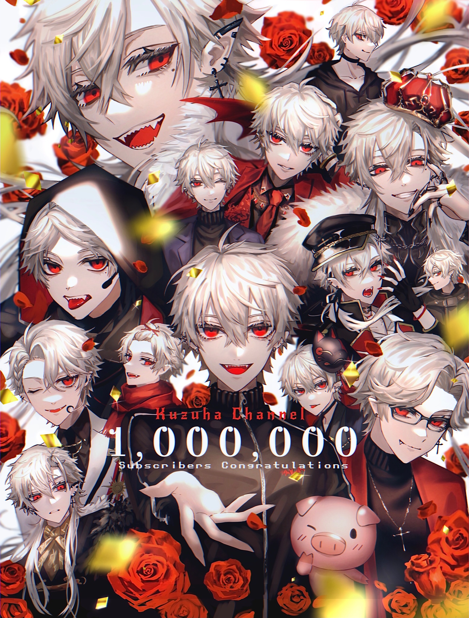 葛葉 Rt Yu Kari To 100万人本当に本当におめでとうございます Kuzuart 葛葉100万人 T Co Ropdfqtk3l Twitter