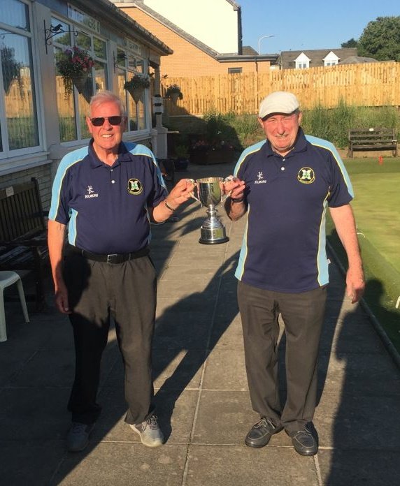 Congratulations to Kenny McFarlane Sr &amp; Willie Findlay (2) on winning the Senior Gents' Pairs, beating Hunter Maxwell &amp; John Fallan.