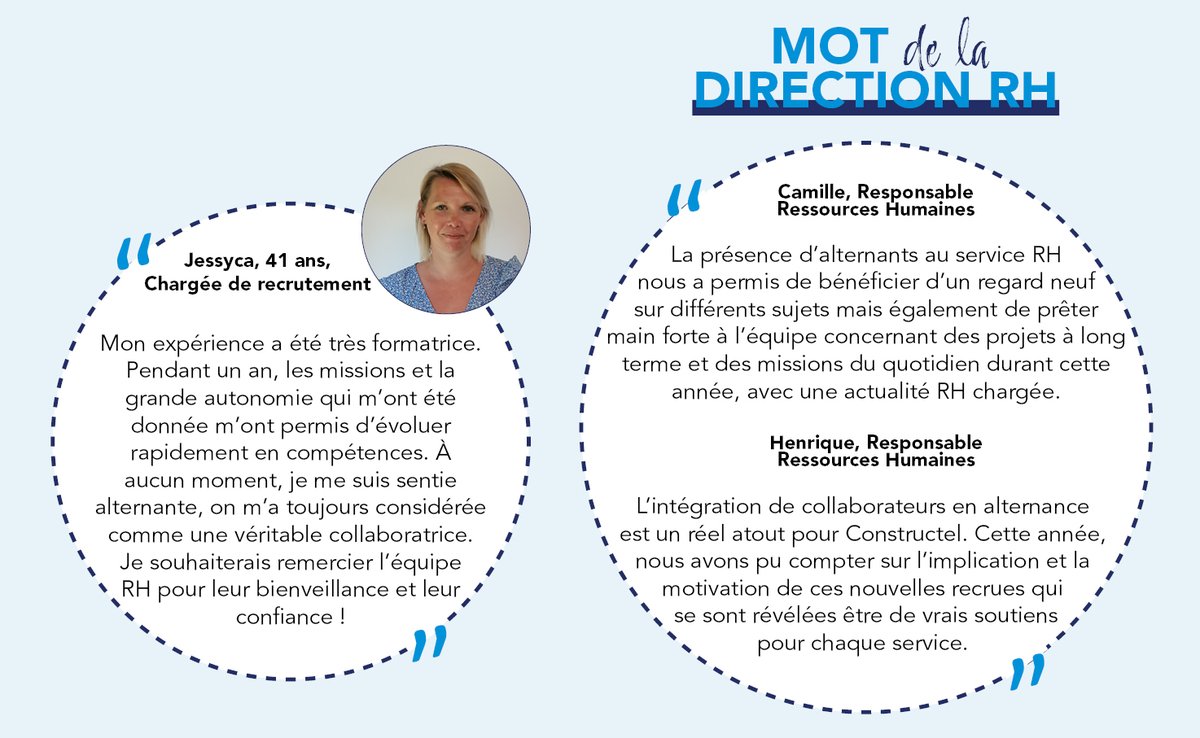 [#Témoignages #alternants] <a href="/ConstructelC/">Constructel</a> a été ravi d’accueillir des étudiants investis et d’avoir participé à leur apprentissage. Venant de terminer leur alternance, ils partagent leur expérience. Merci à toutes et tous et bienvenue aux nouvelles et nouveaux ! #telecom