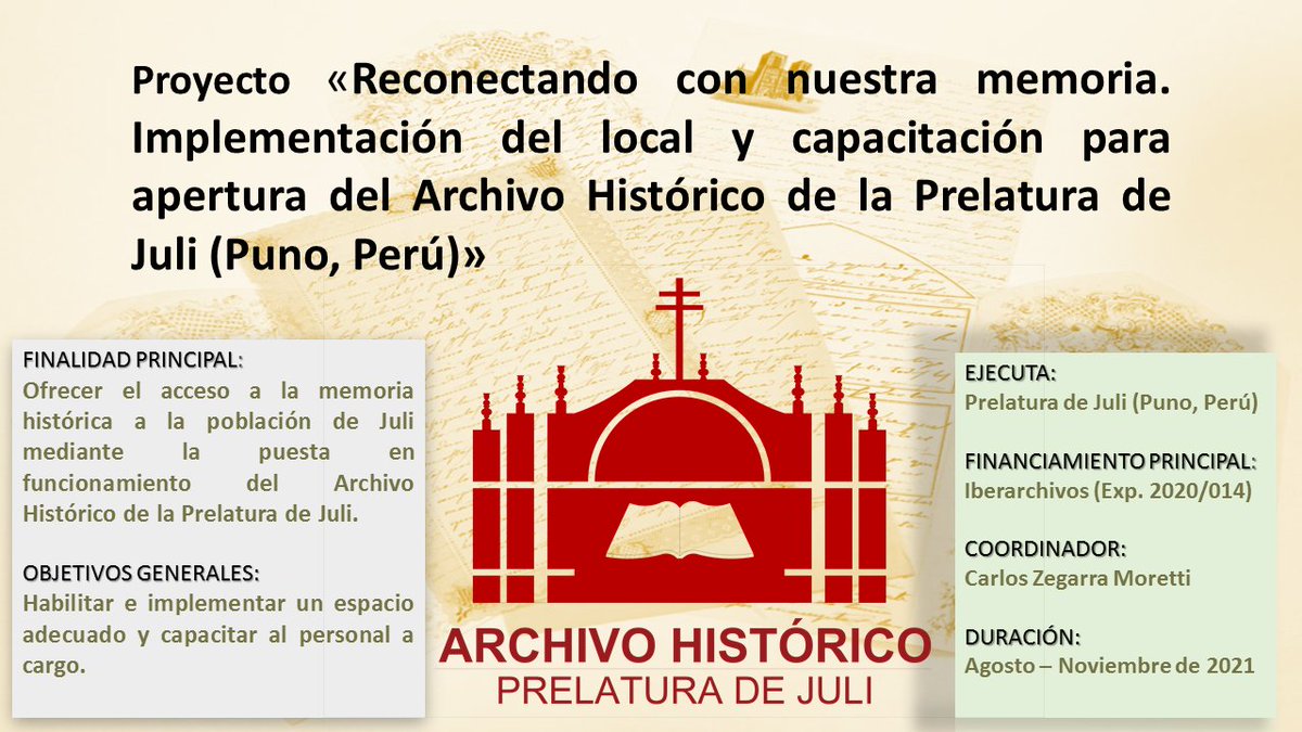 Red de Archivos y Bibliotecas Históricas del Perú tweet media