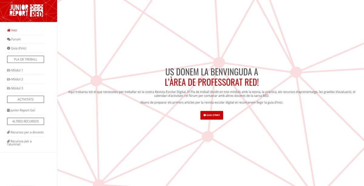 JuniorReportRED's tweet photo. ¿Ja heu vist la nova capçalera de #REDReport? 😏
¿Què són aquests #botons que apareixen a la dreta de la pantalla? 🤔
Ja estem a punt per l'inici de #curs amb un espai renovat i unificant entorns de treball.
Comencem avui amb les primeres formacions a docents. Quins nervis! 🙌 https://t.co/CTizvGSFse