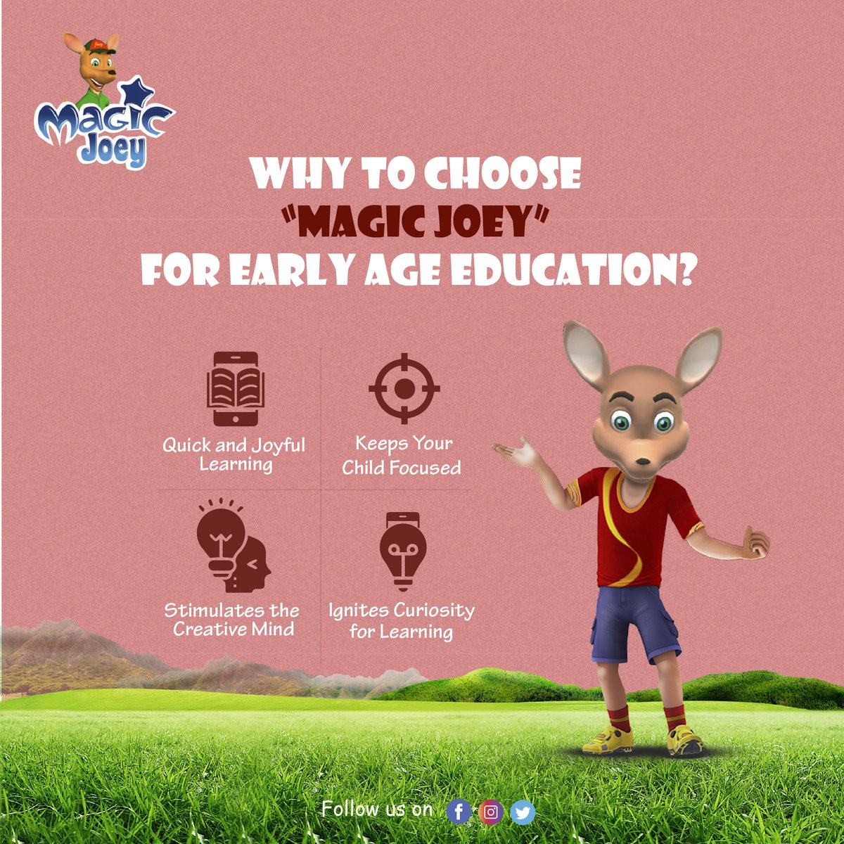 magicJoeyApp's tweet photo. Why choose “Magic Joey” For Early Age Education?

Unlock the true potential of learning with a complete package of AR-based 3D fun flashcards.

 Hurry Up!
 Contact Us Now to Get Your “Magic Joey” kit Now!
https://t.co/ShiRuNuxWO

#AReducationaltoy #magicjoeyapp #MAGICSKETZ https://t.co/IrdB2Jx5tE
