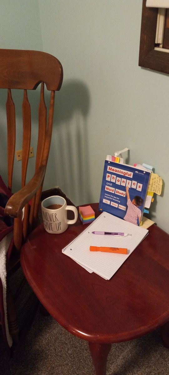 159youngblood's tweet photo. Coffee with Wiley this morning as I review for our book study we are starting next week. So excited to dive in with teachers! Packed with great ideas~my book looks like a 🌈 with all the highlighting I did when I read it. https://t.co/QOk726Gnl4