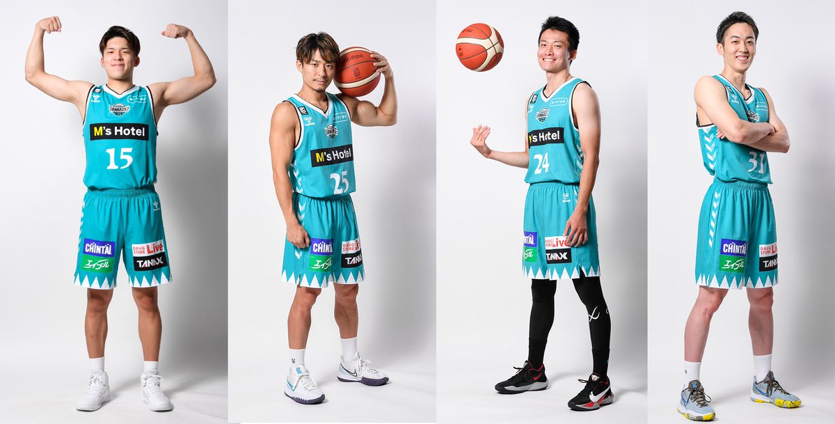 先日、新ユニフォームで宣材写真撮影を行いました‼️‼️‼️ 新加入選手