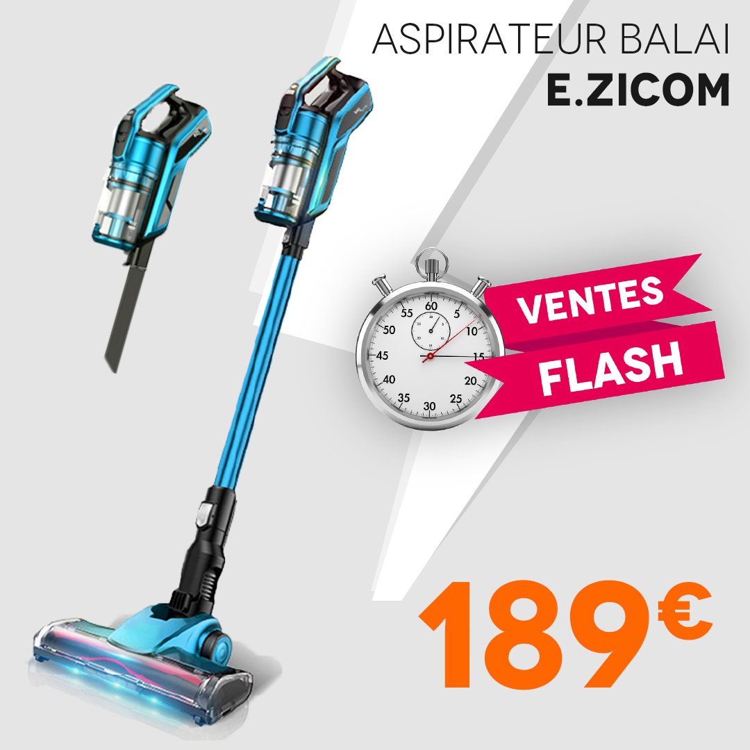 villa_tech's tweet image. Profitez des ventes flash sur Villatech.fr ⚡️
➡️ Aspirateur balai 189€

#ventesflash #opération #Villatech #ecommerce #siteinternet #online